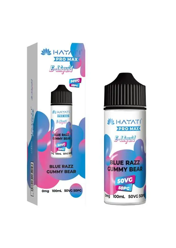 Blue Razz Gummy Bear 50/50 E-Liquid by Hayati Pro Max 100ml